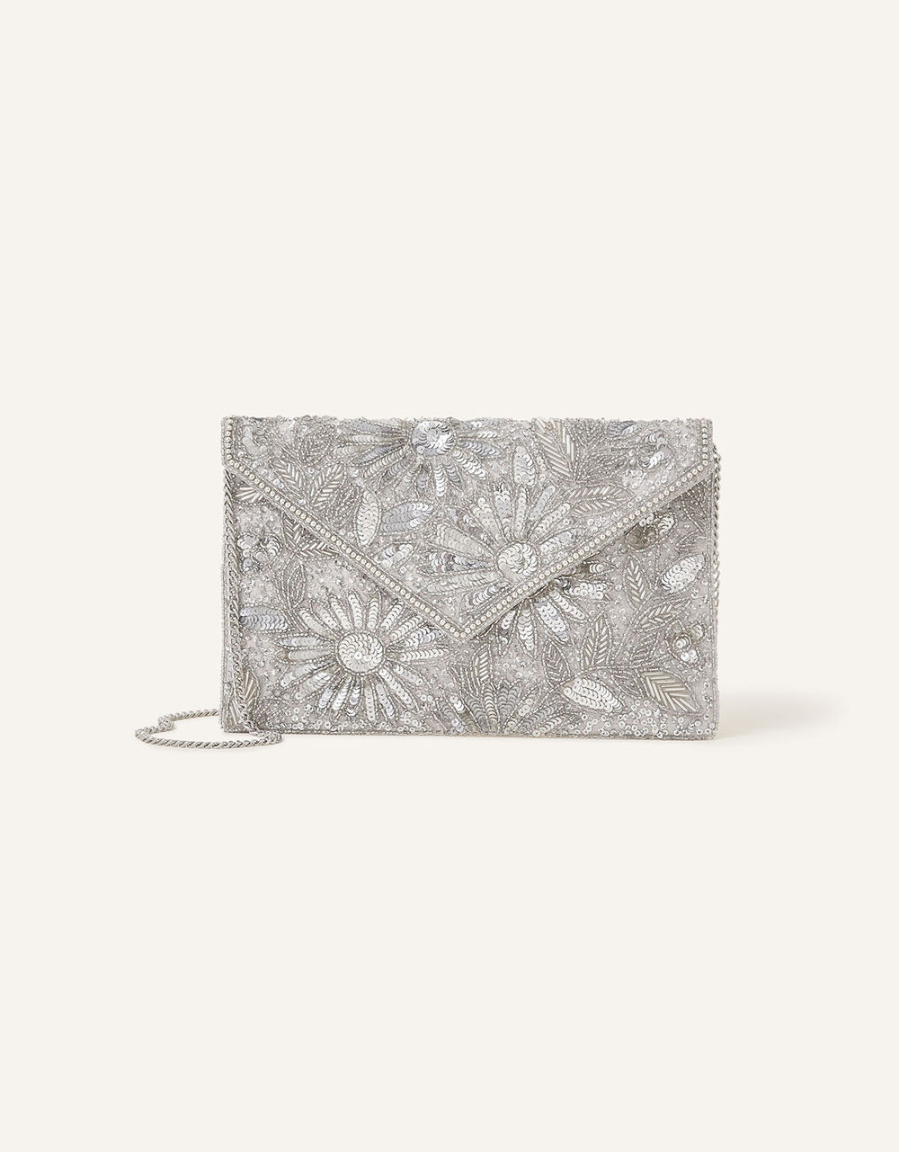 Embellished Classic Clutch Bag Gold | Accessorize (Global)