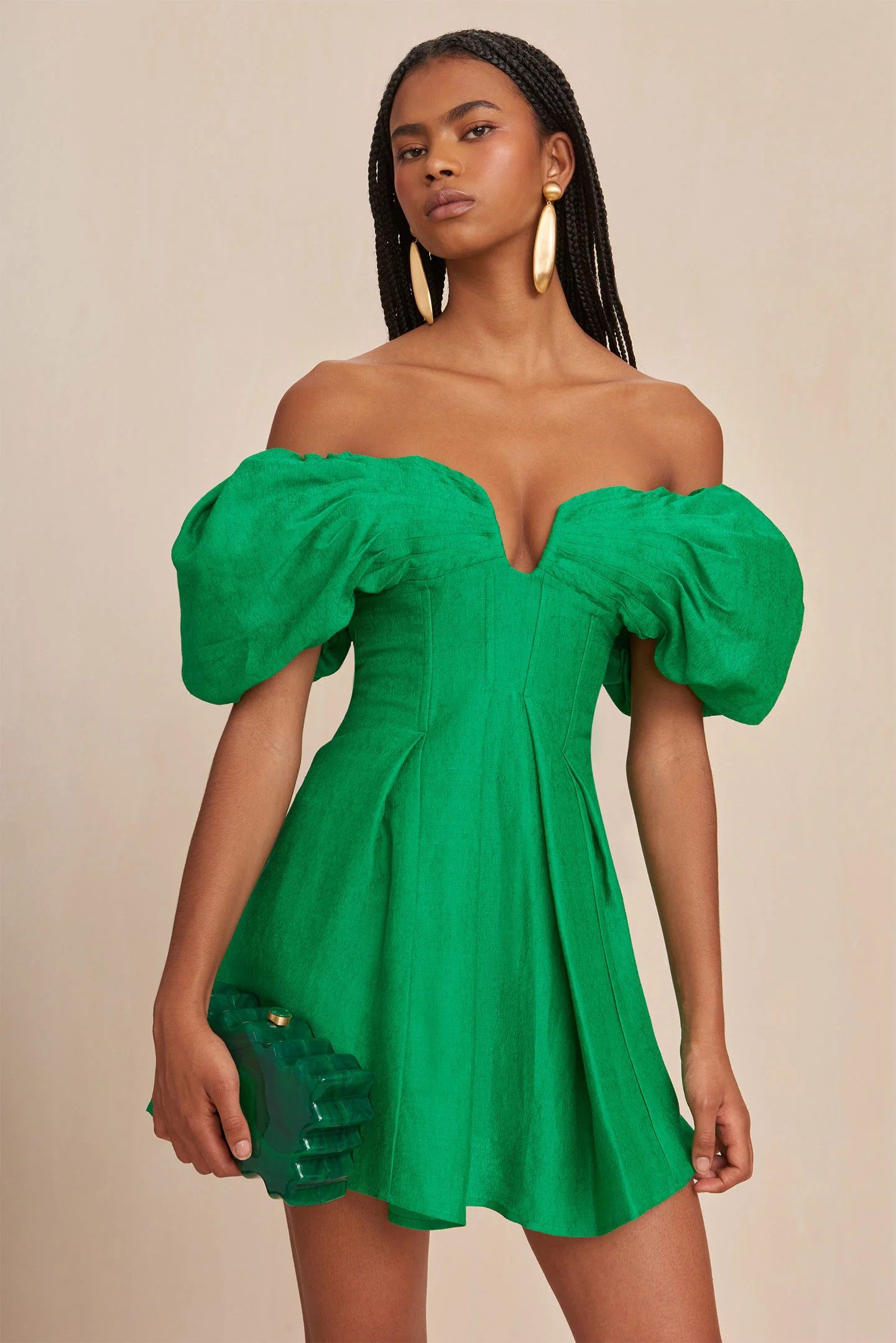 LISSETT DRESS - MALACHITE | Cult Gaia - US