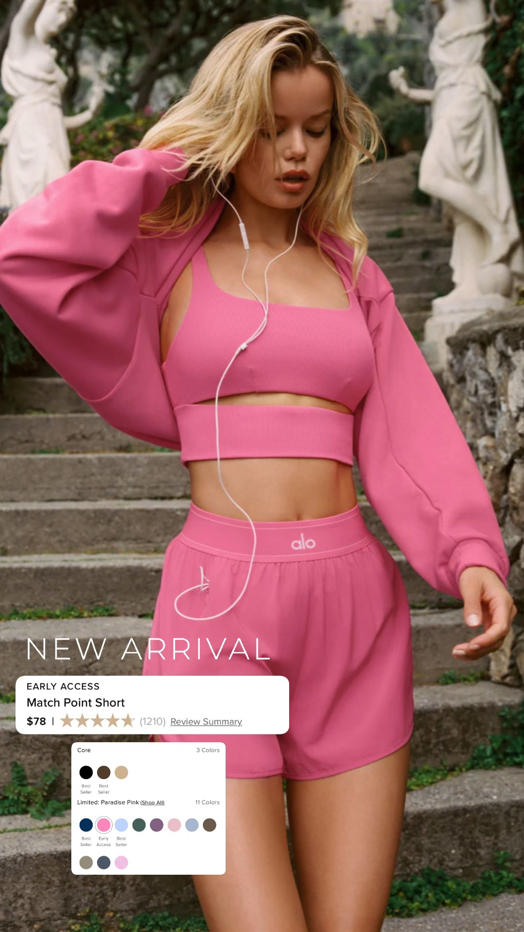 Alo Yoga NEW Color Drop!!

Paradise Pink 💞
Absolute perfection! This new color is soo so good! 



#alo yoga
#new color launch
#new color drop 
#new arrival 
#paradise pink
#pink workout clothes
#gym outfit
#gym fit
#trending 
#sweatshirt
#crew neck pullover 
#accolade crewneck 
#sports bra
#athleisure
#workout clothes
#tennis shorts
#pickleball outfit 
#airport outfit
#airport fashion inspo
#airport style
#airport outfit 
#weekend style 
#weekend outfit 
#casual style
#mom style
#running errands outfit
#coffee date outfit 
#soccer mom outfit 
#Athleisure 
#matching set 
#tennis outfit 
#best selling
#free shipping

#LTKfitnessgoals #LTKSeasonal #LTKActive