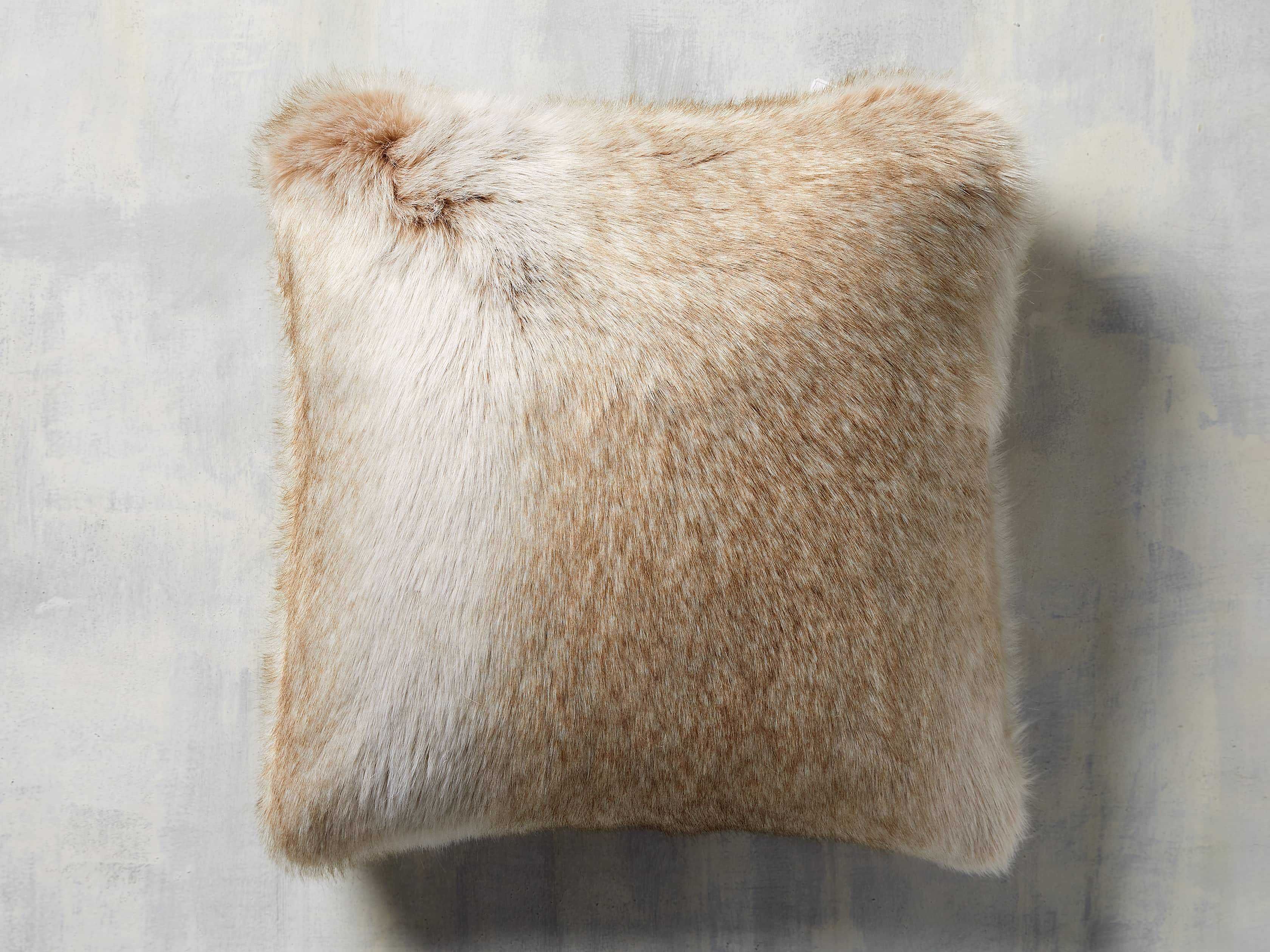 Luxe Faux Fur Pillow Cover | Arhaus