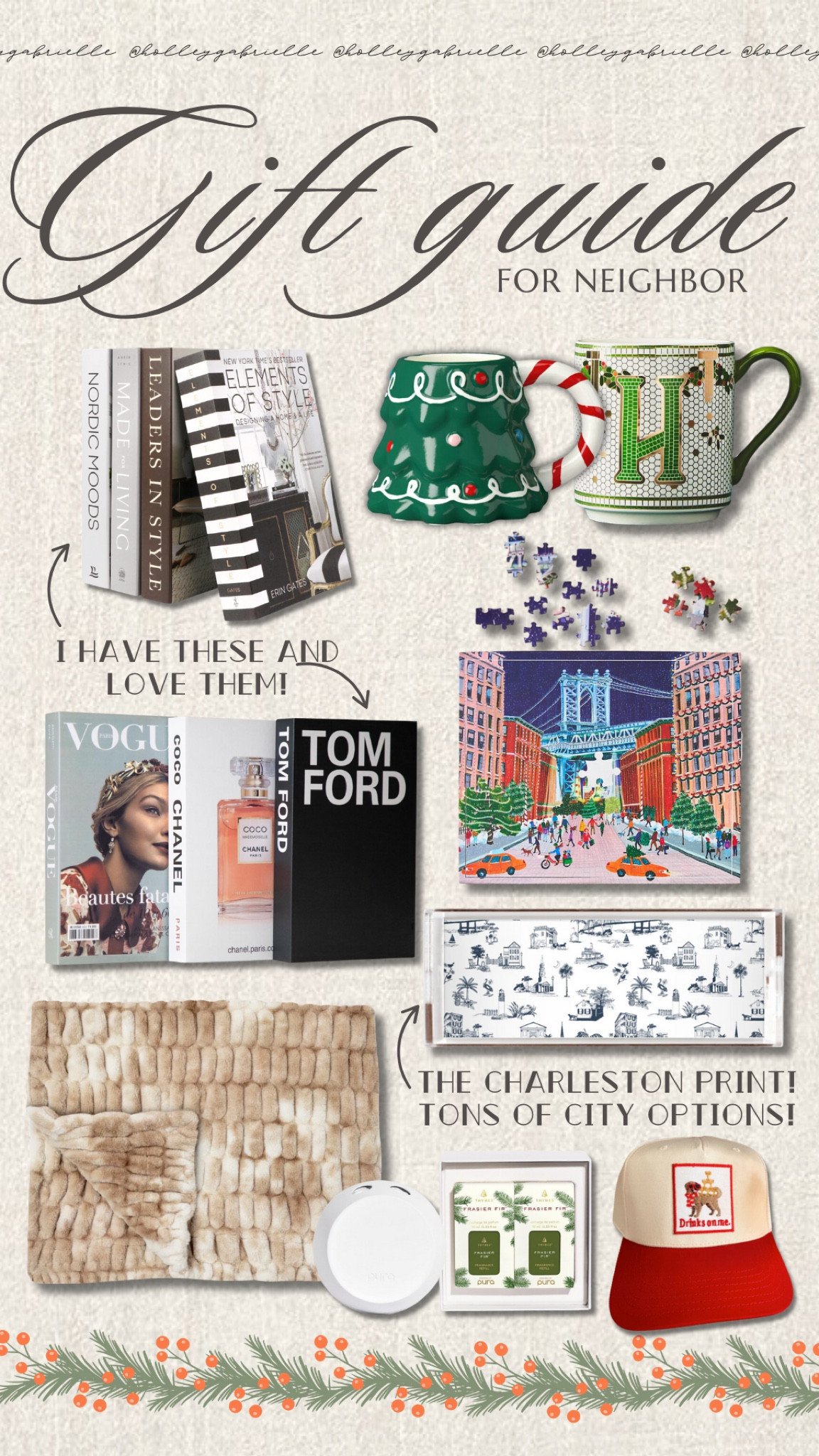 GIFT GUIDE: for the neighbor☺️🎁✨

gift guide / gift ideas / gift / christmas gifts / holiday gifting / for her / for him / presents / present ideas / cup / mug / glassware / 
Puzzle / Katie Kime / coffee table books / sneakers / marble tray / gift for neighbor/ Holley Gabrielle 

#LTKHoliday #LTKSeasonal #LTKGiftGuide