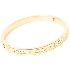 COACH Kissing C HINGED Bangle - Gold | Amazon (US)