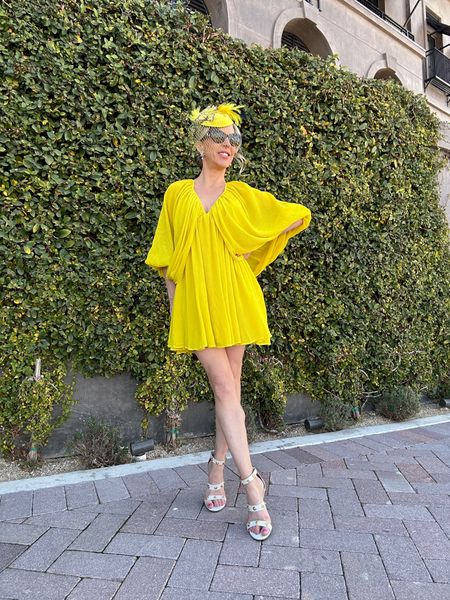 More Kentucky Derby dresses and hats for you. It’s one of those events that you can really take fashion risks with and have fun with. I never wear yellow but this butterfly yellow pill box fascinator hat spoke to me. 

#LTKFind #LTKSeasonal #LTKstyletip