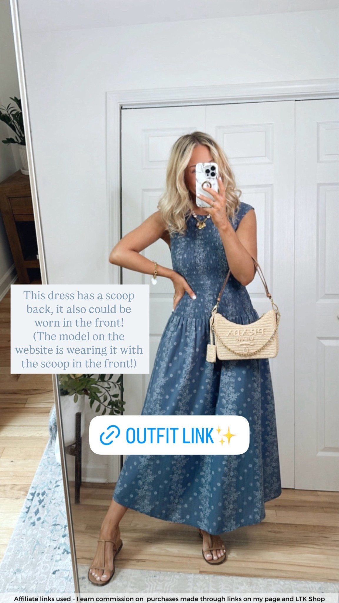 Target midi dress that could be worn now and in the fall with a cardigan over the top!