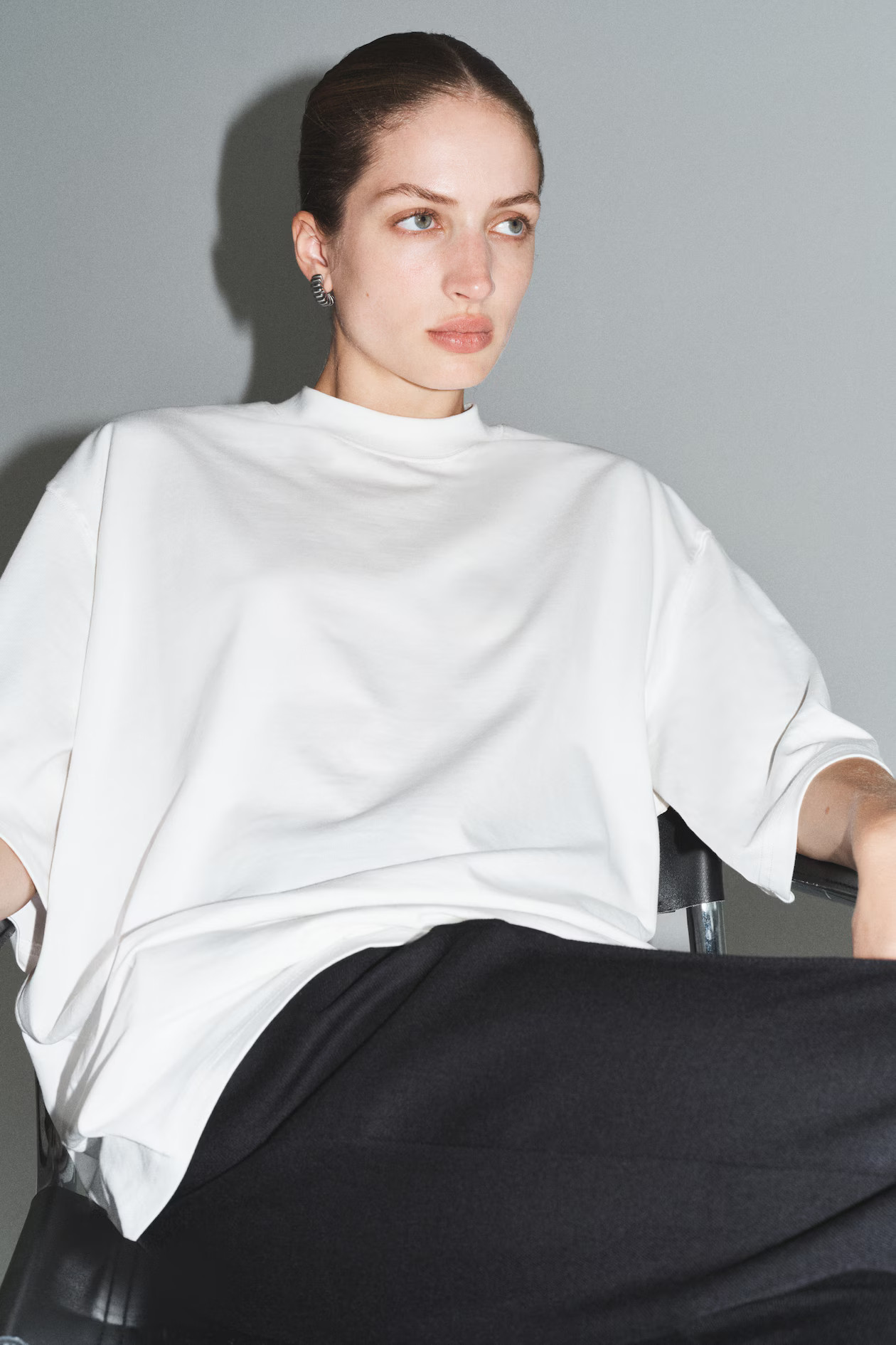 Oversized T-Shirt - White - Ladies | H&M US | H&M (US + CA)