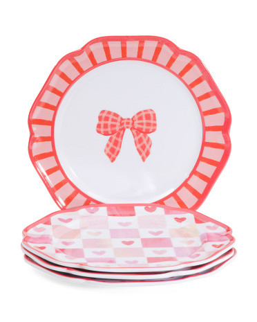 4Pk Melamine Hexagon Appetizer Plates | TJ Maxx