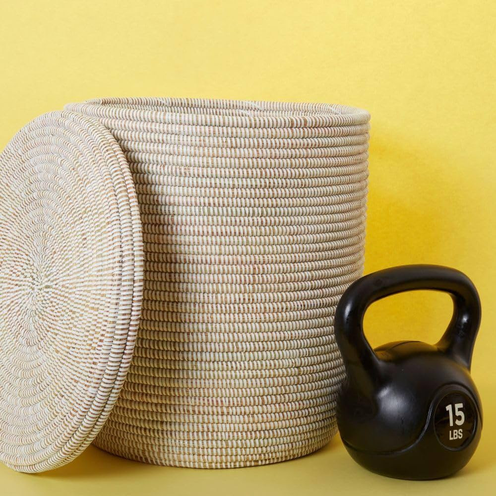 Storage Basket White Lid (Small) | Amazon (US)
