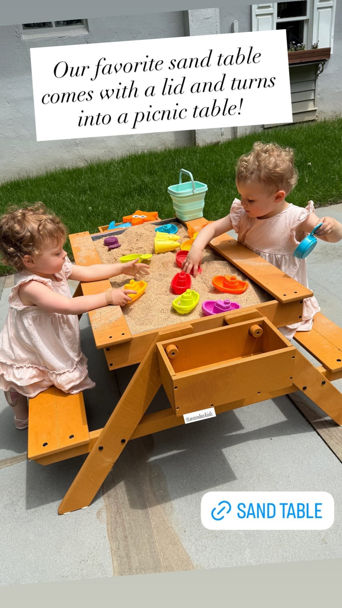 Our favorite sand table comes with a lid and turns into a picnic table! @avenlurkids

#LTKmomlife #LTKKids #LTKSeasonal