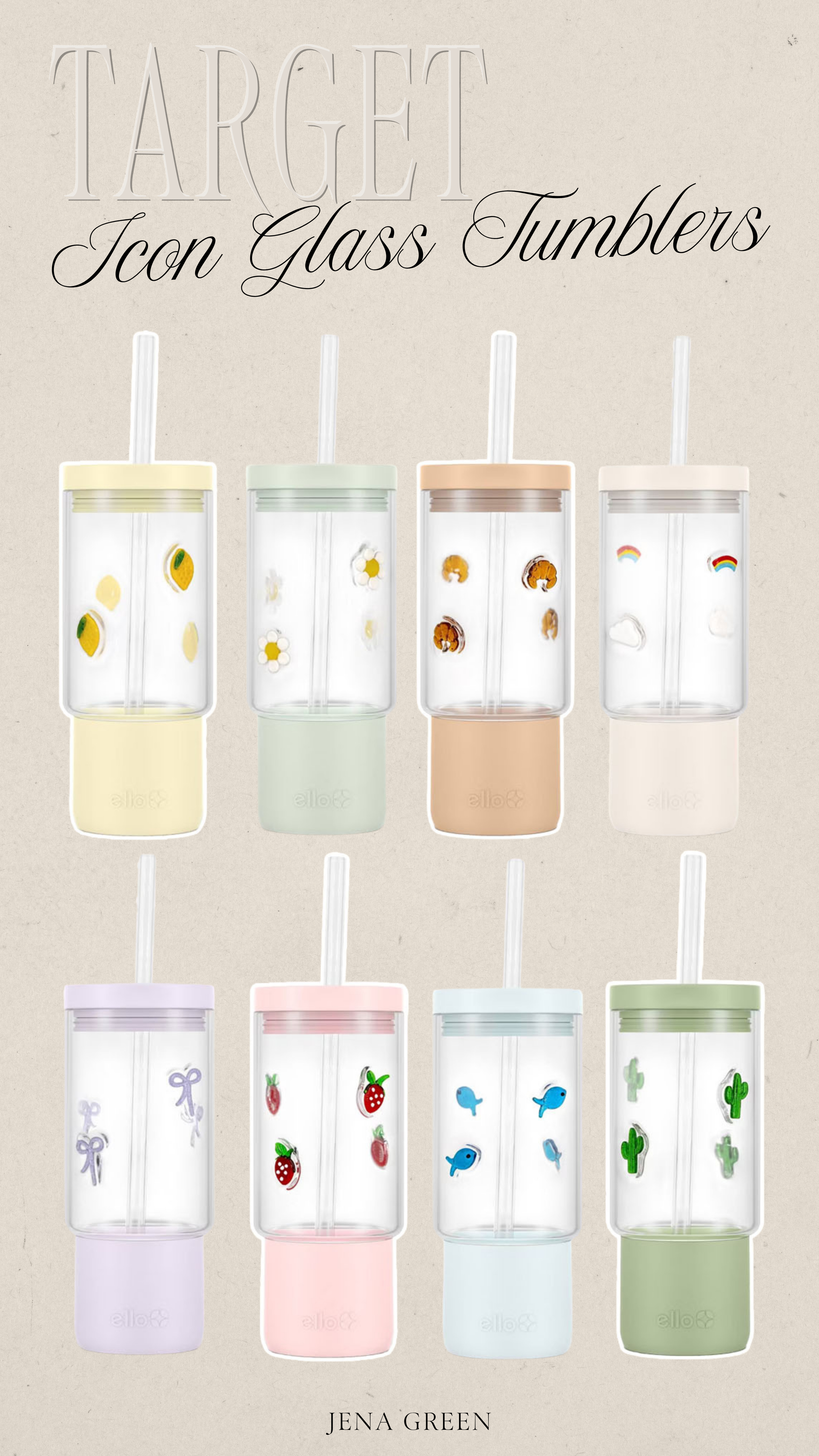 Target Icon Glass Tumblers | Target icon Tumblers 

 #LTKootd #LTKSeasonal