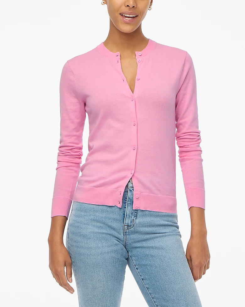 Classic cotton cardigan sweater | J.Crew Factory