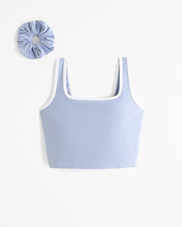 Women's YPB sculptLUX Squareneck Slim Tank | Women's Clearance | Abercrombie.com | Abercrombie & Fitch (US)