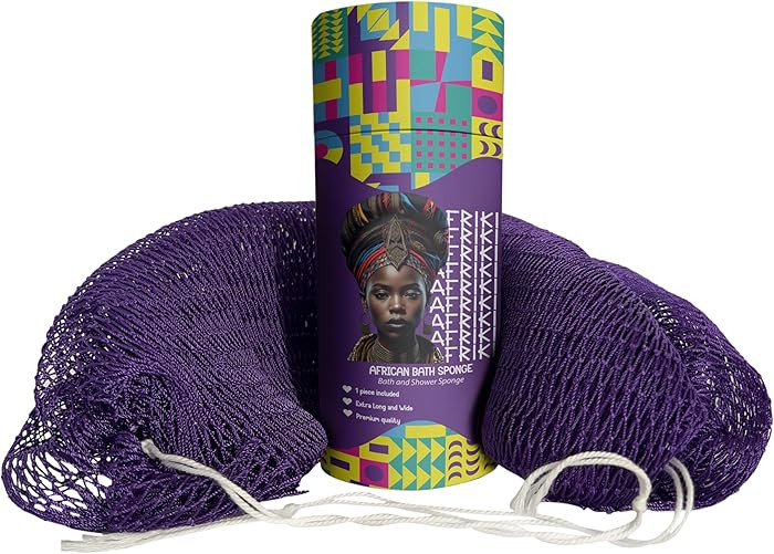 AFRIKI African Net Sponge – Exfoliating Body Scrubber, Black Owned & Rooted in Africa, All Skin... | Amazon (US)
