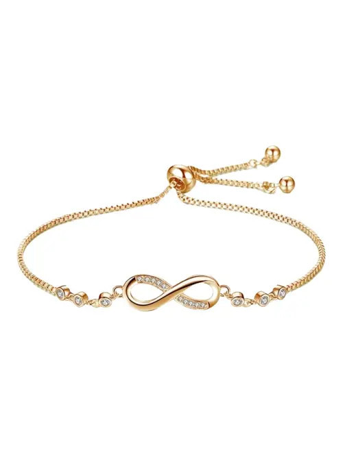 Hollywood Sensation Infinity Bracelet in Gold at Nordstrom | Nordstrom