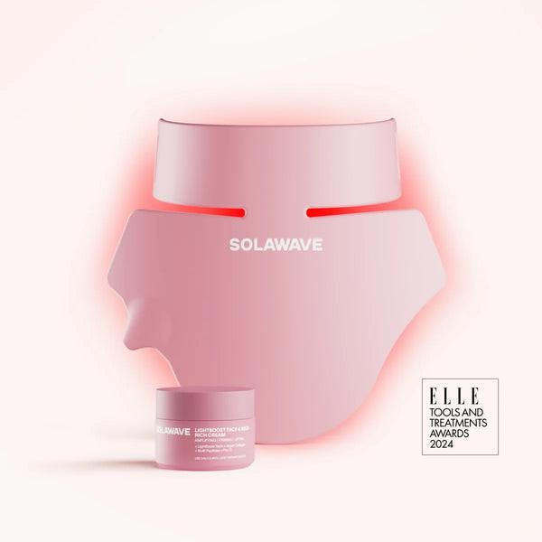 Neck & Chest LED Mask w/ LightBoost Cream Kit | SolaWave