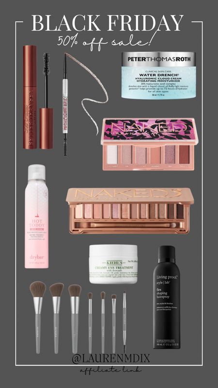 50% off sale at Sephora! Beauty gifts half off, including my go-to brow pencil! Eyeshadow palette, mascara, hair products. 

#LTKsalealert #LTKbeauty #LTKCyberWeek