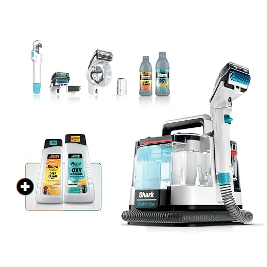 Shark PX201 StainStriker Portable Carpet & Upholstery Cleaner, Spot, Stain, & Odor Eliminator, 3 ... | Amazon (US)