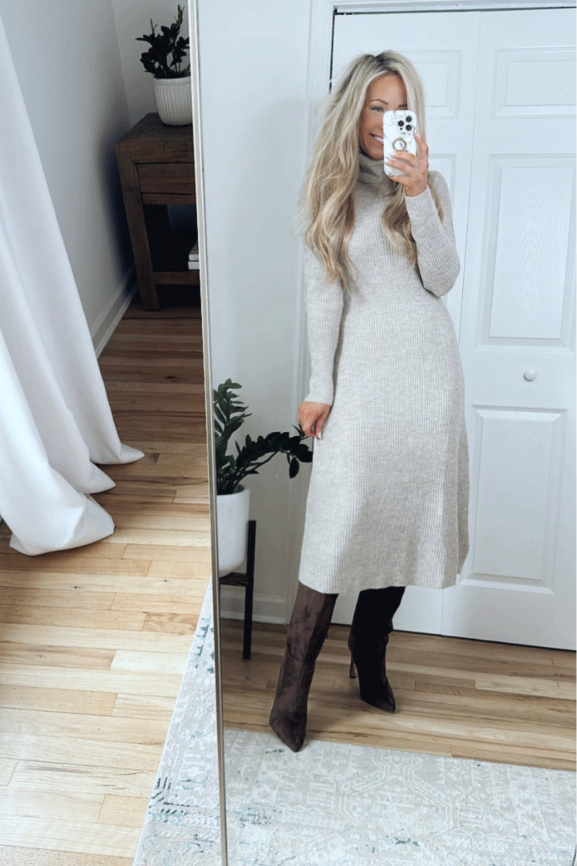 Search: knitted turtle neck dress … curated on LTK