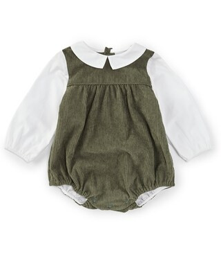Edgehill Collection Baby Boy 3-24 Months Peter Pan Long Sleeve Corduroy Bubble | Dillard's | Dillard's