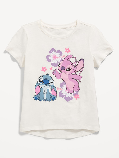 Disney© Stitch & Angel Graphic T-Shirt for Girls | Old Navy (US)