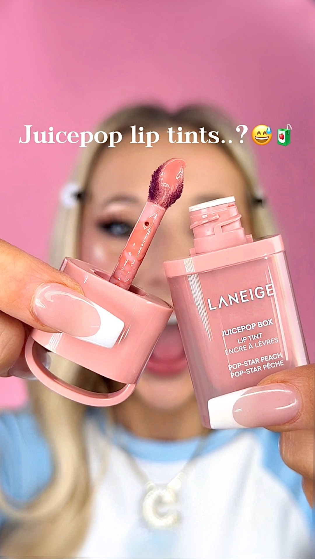 New Laneige lip tint..👀🍑🔊

Tell me the keychain shaped packaging isn’t the most fitting for literal on-the-go music themed lip tints OMG!✨ Even though they’re tints that stain, it STILL gives the glossy & shiny look as the lip maskssss!!💋

WHAT DO WE THINK OF THIS?😍

PRODUCTS—
•@laneige_us Juicepop Box lip tints in Pop-star Peach, Lo-fi Mauve & Jazzy Jam  @sephora @amazonbeauty @kohls
•Personalized portable laneige speaker @jblaudio 
_______
#explore #makeup #beauty #makeupideas #makeuphacks newmakeup affordablemakeup makeuplover makeuplook makeuphaul makeuptutorial beautycreator makeuptrend explorepage makeupchallenge viralmakeup trending viral makeupreel, sephoraxkohls, kohlsfinds, amazonbeauty, laneigelipmask, New Laneige lip sleeping mask peach, laneige berry lip tint, beauty creator, new makeup try-on, cute lip products, winter lip stain, juicebox lip tints Laneige

#LTKBeauty #LTKgrwm #LTKselfcare