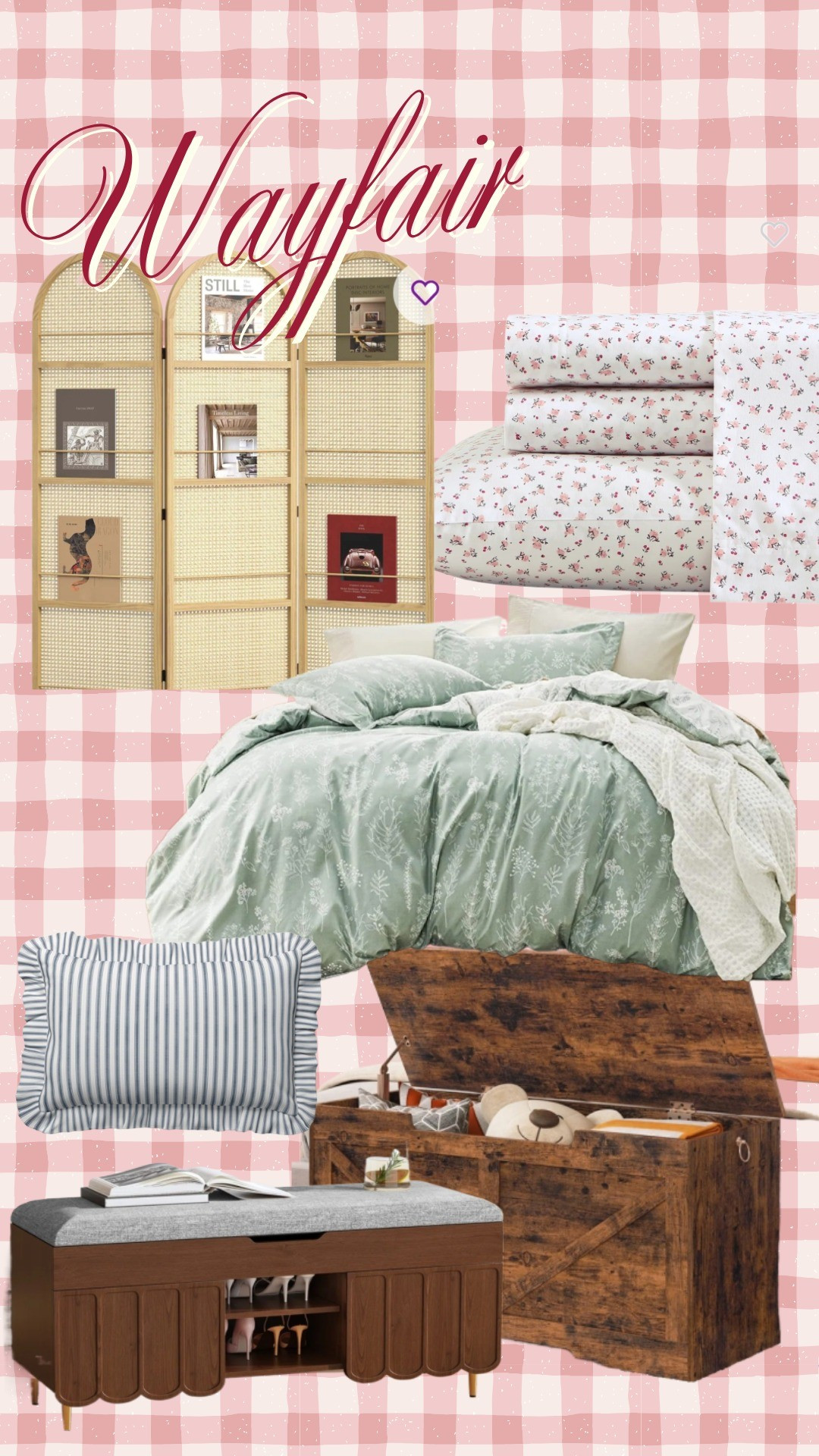 Wayfair deals that will upgrade your space! 😍💗#wayfair #furniture #bed #home #sheets 

#LTKHome #LTKSaleAlert #LTKFindsUnder100