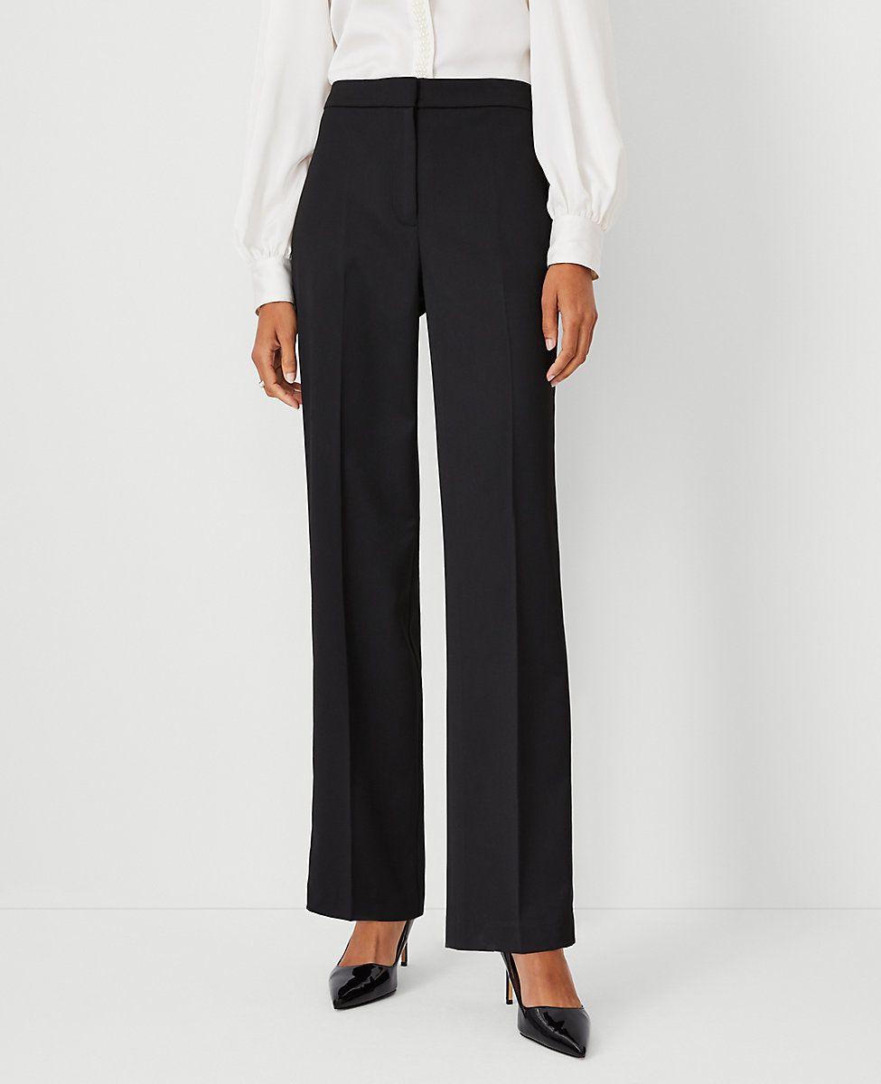 The Slim Straight Tuxedo Pant in Sateen | Ann Taylor (US)