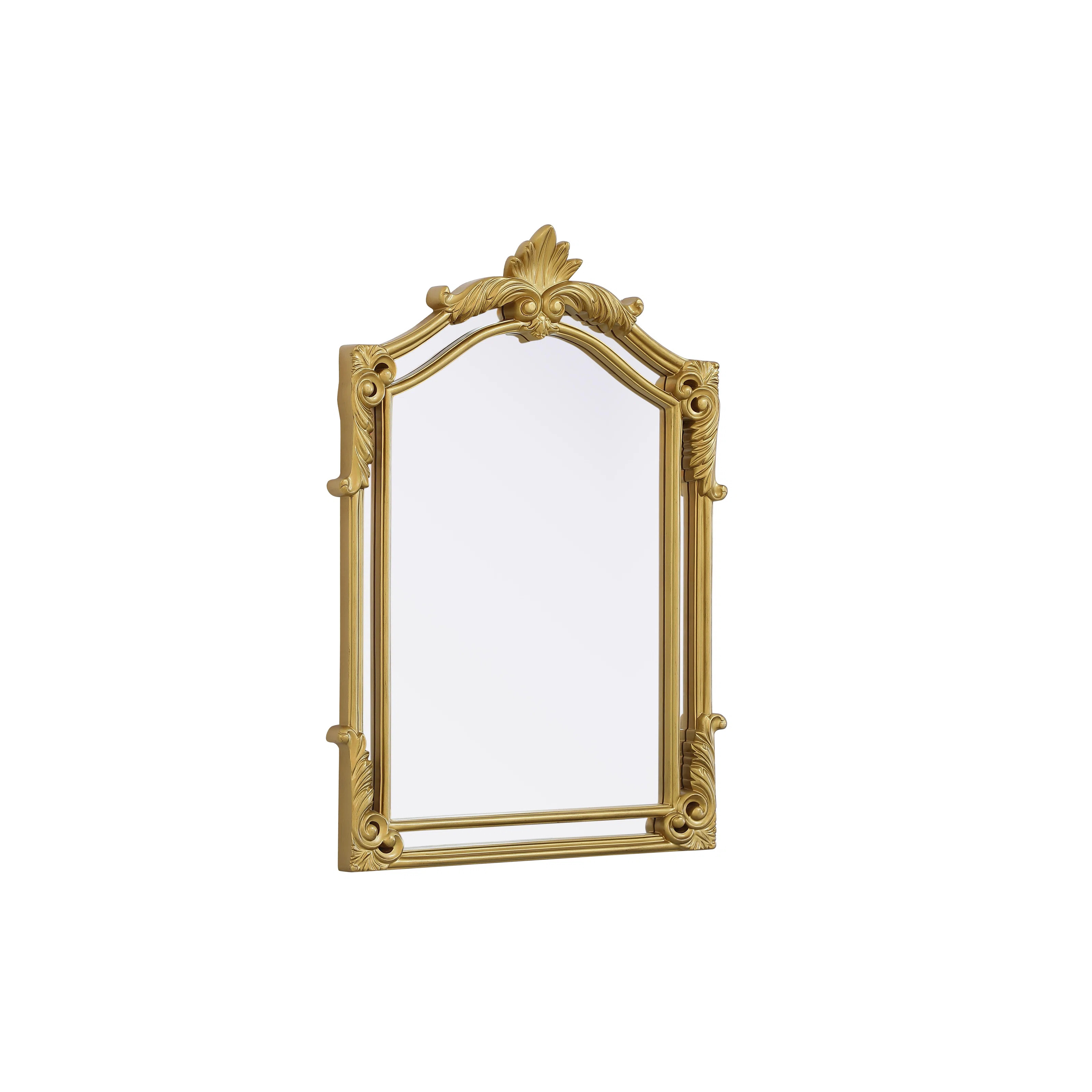 Madeline Traditional Mirror in Gold Leaf | Wayfair North America