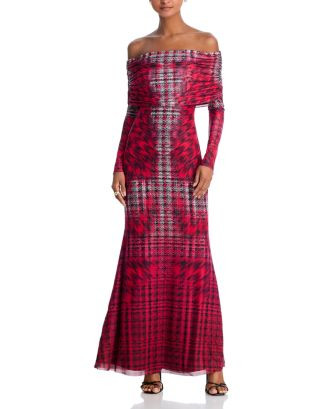 Thelma Houndstooth Maxi Dress | Bloomingdale's (US)