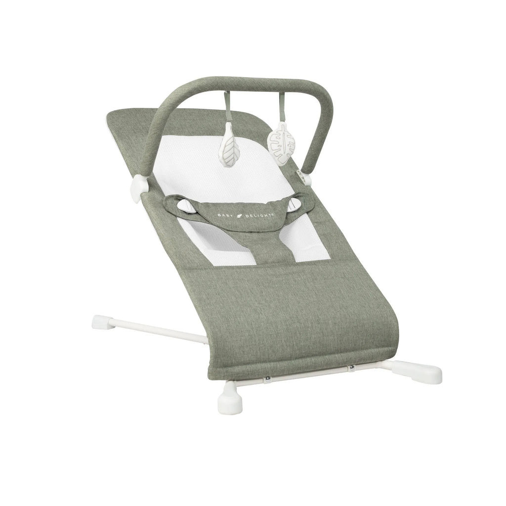 Baby Delight \Highland Portable Baby Bouncer - Sage Tweed | REBEL (formerly Rebelstork)