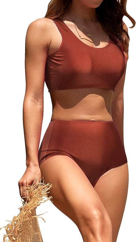 Womens High Waisted Bikini | Amazon (US)