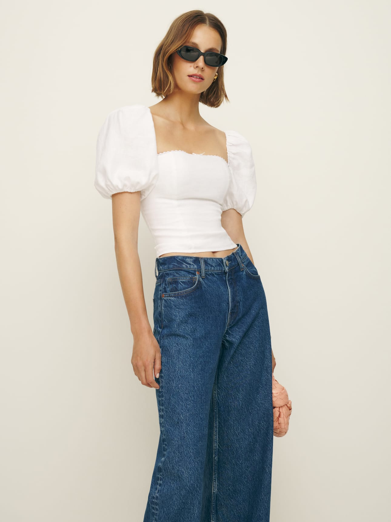 Marella Linen Top | Reformation (Global)