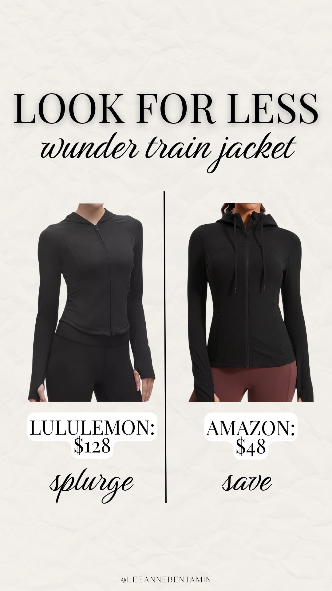Lululemon Wunder Train jacket for less at Amazon! 

#LTKActive #LTKSaleAlert #LTKSeasonal