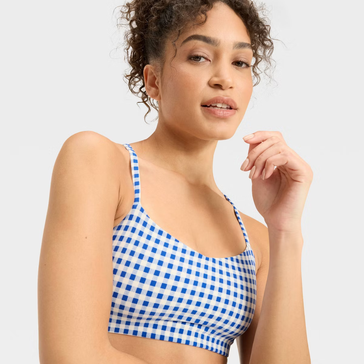 Women's Everyday Soft Light Support Strappy Sports Bra - All In Motion™ | Target