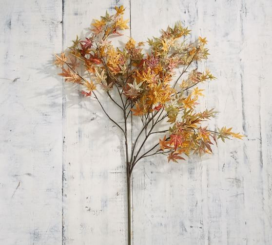 Faux Maple Leaf Branch | Pottery Barn (US)