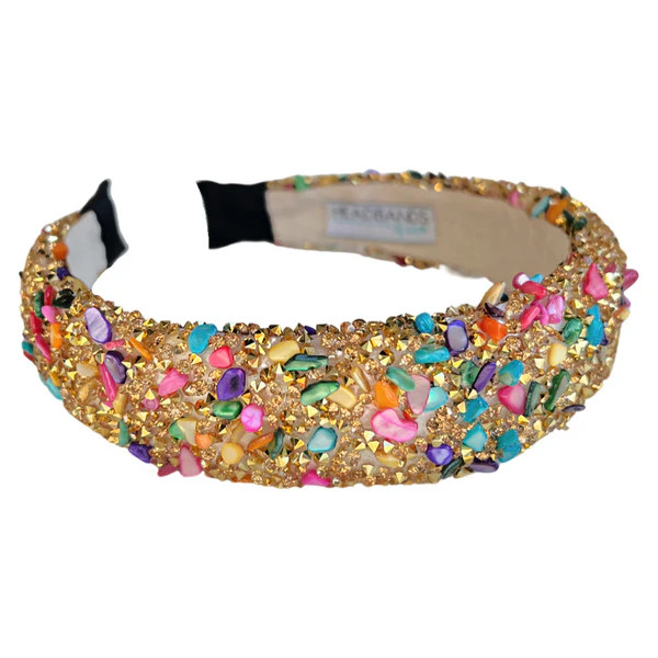 All That Glitters Headband - Multi + Gold | Headbands of Hope