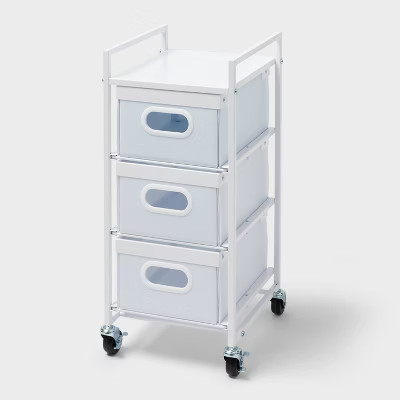 3 Drawer Narrow Cart on Wheels - Brightroom™ | Target