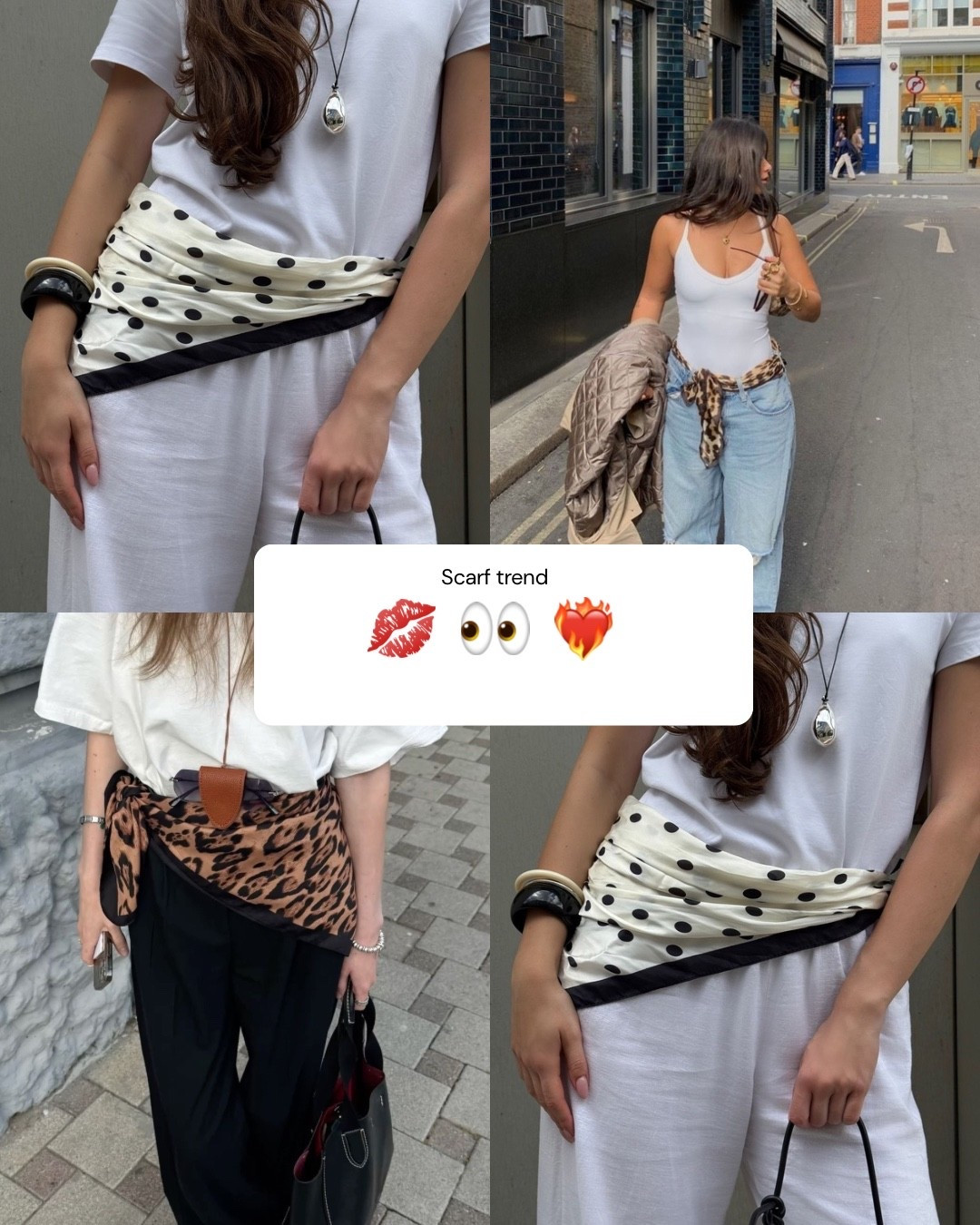 Scarves are the new belts #TrendOf2026 — playful polka dots, bold leopard prints, and chic monochrome looks redefining everyday style #LTKStyle #LTKTrend #LTKFashion #AmazonFinds #OOTD #StyleInspo #ScarfBelt #StreetStyle #MinimalChic”