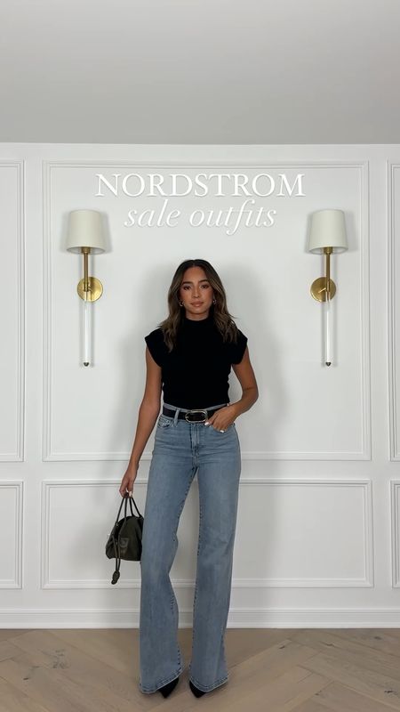 Nordstrom Anniversary Sale picks part one! 

Black top: XXS - runs big size down
Wide leg jeans: 26 (fit TTS)
Cream dress: XS (if between sizes size down)
Plaid blazer: Small (TTS)
Tan coat: 2 (TTS)
Black sweater: S (oversized fit)
Black coated jean: 26 (TTS)
Satin button up shirt: Small (TTS)
Black ankle pants: 4 (runs small)
Black sweater dress: S (fits TTS)

#LTKstyletip #LTKunder100 #LTKxNSale