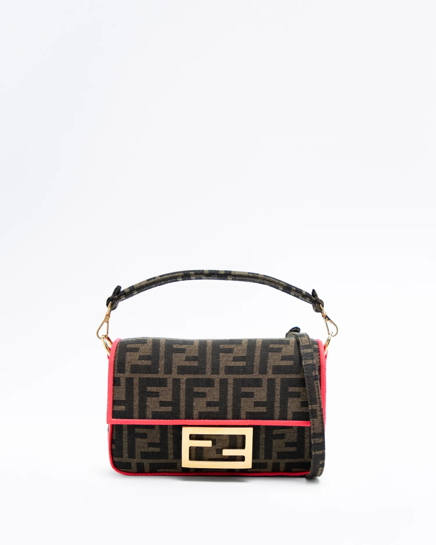 Roma Amor FF Mini Baguette Chain Bag | Vivrelle
