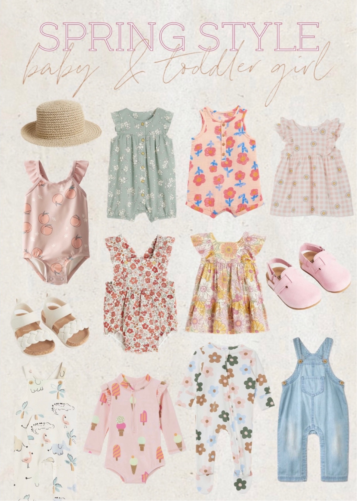 Spring styles for baby girls 🌸🫶🏼✨ 

#target #h&m #carters #babyclothes #gap #oldnavy #amazon #babygirl #babysales #springwardrobe #newborn #summerwardrobe #nursery #babyregistry

#LTKbaby #LTKfamily #LTKbump