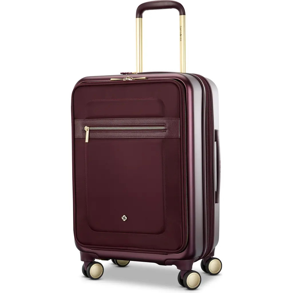 Samsonite Mobile Solution 2 Expandable 22" Carry On Spinner Luggage in Merlot at Nordstrom | Nordstrom