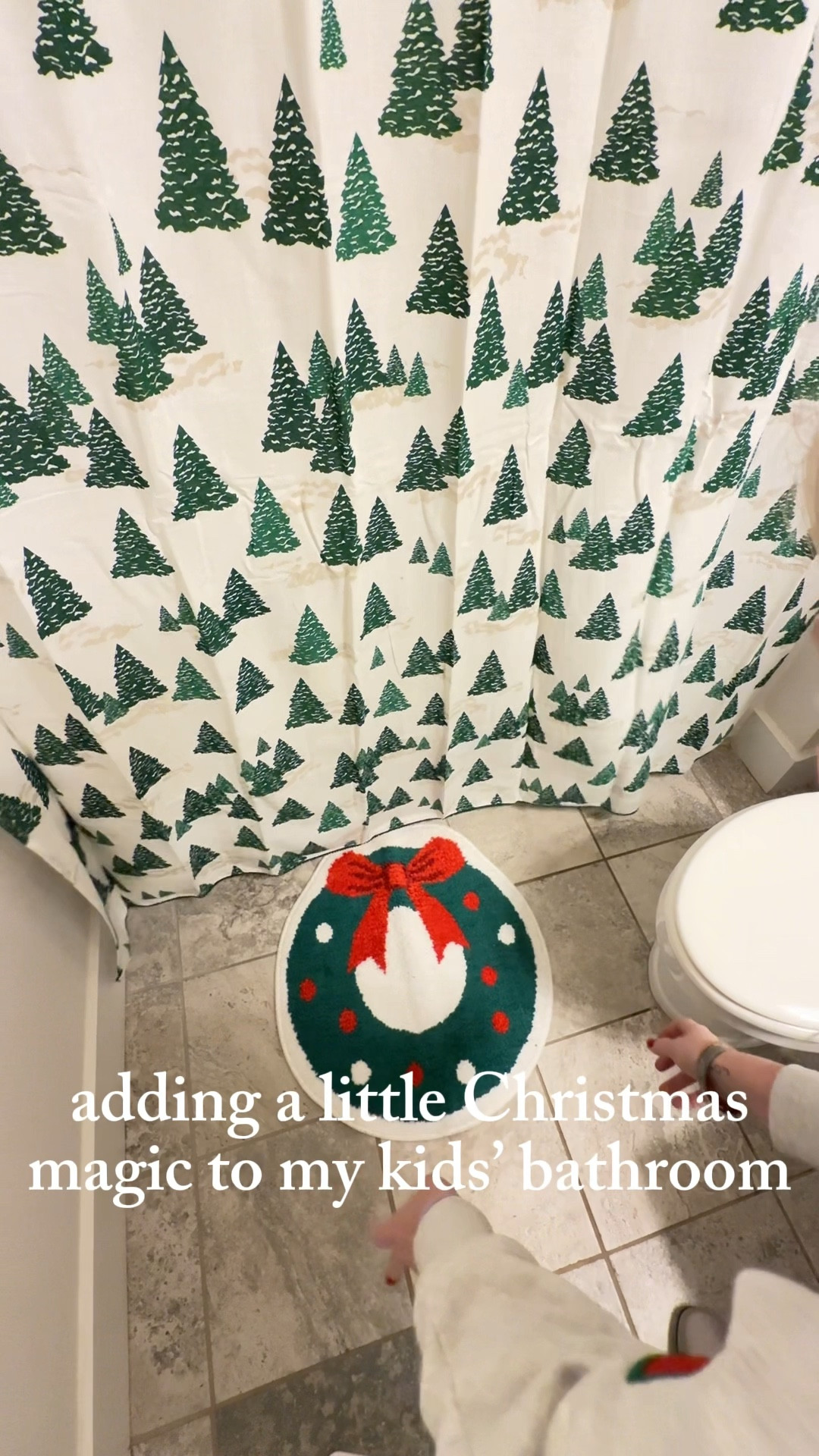 Adding a little Christmas magic to my kids’ bathroom 🎄

#LTKHoliday #LTKHome #LTKmomlife