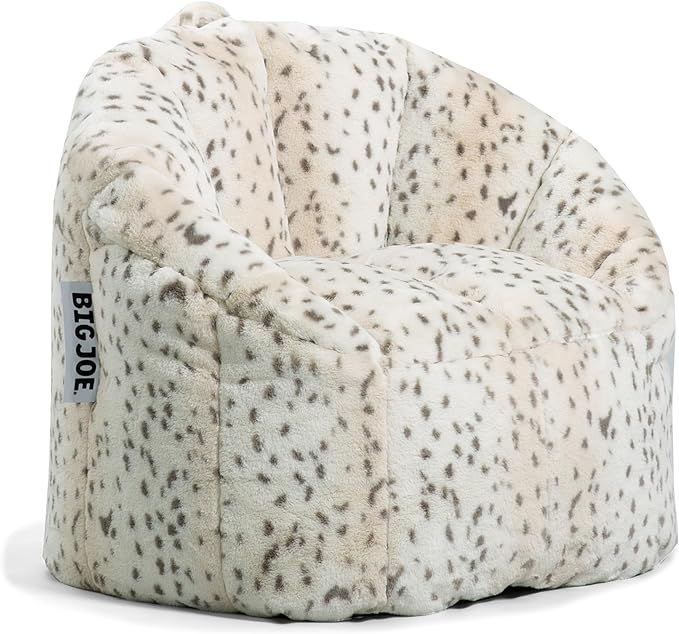 Big Joe Milano Bean Bag Chair, Ivory Shag Fur, Soft Faux Fur, 2.5 feet | Amazon (US)
