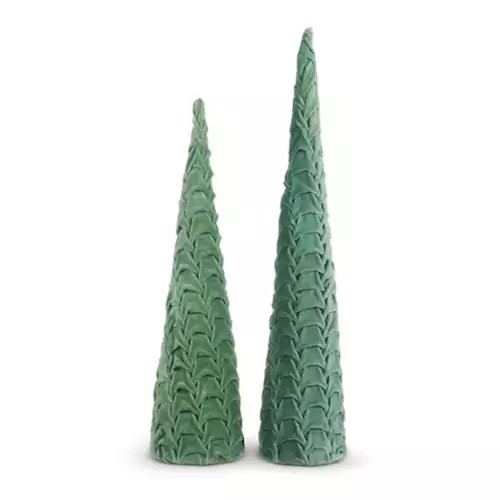 RAZ Imports 24" Smocked Velvet Cone Trees | Scheels