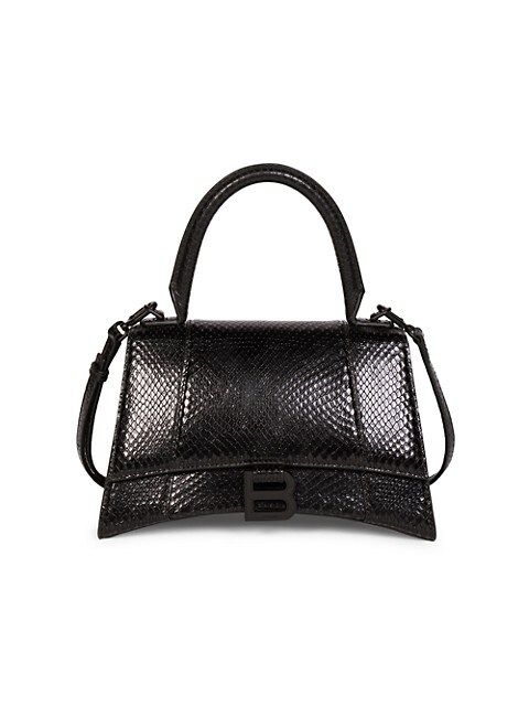 Small Hourglass Embossed Viper Top Handle Bag | Saks Fifth Avenue