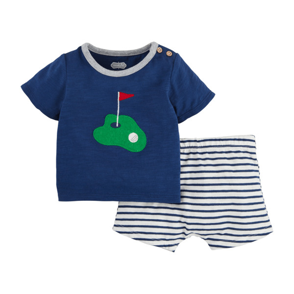 Golf Baby Short Set | Mud Pie