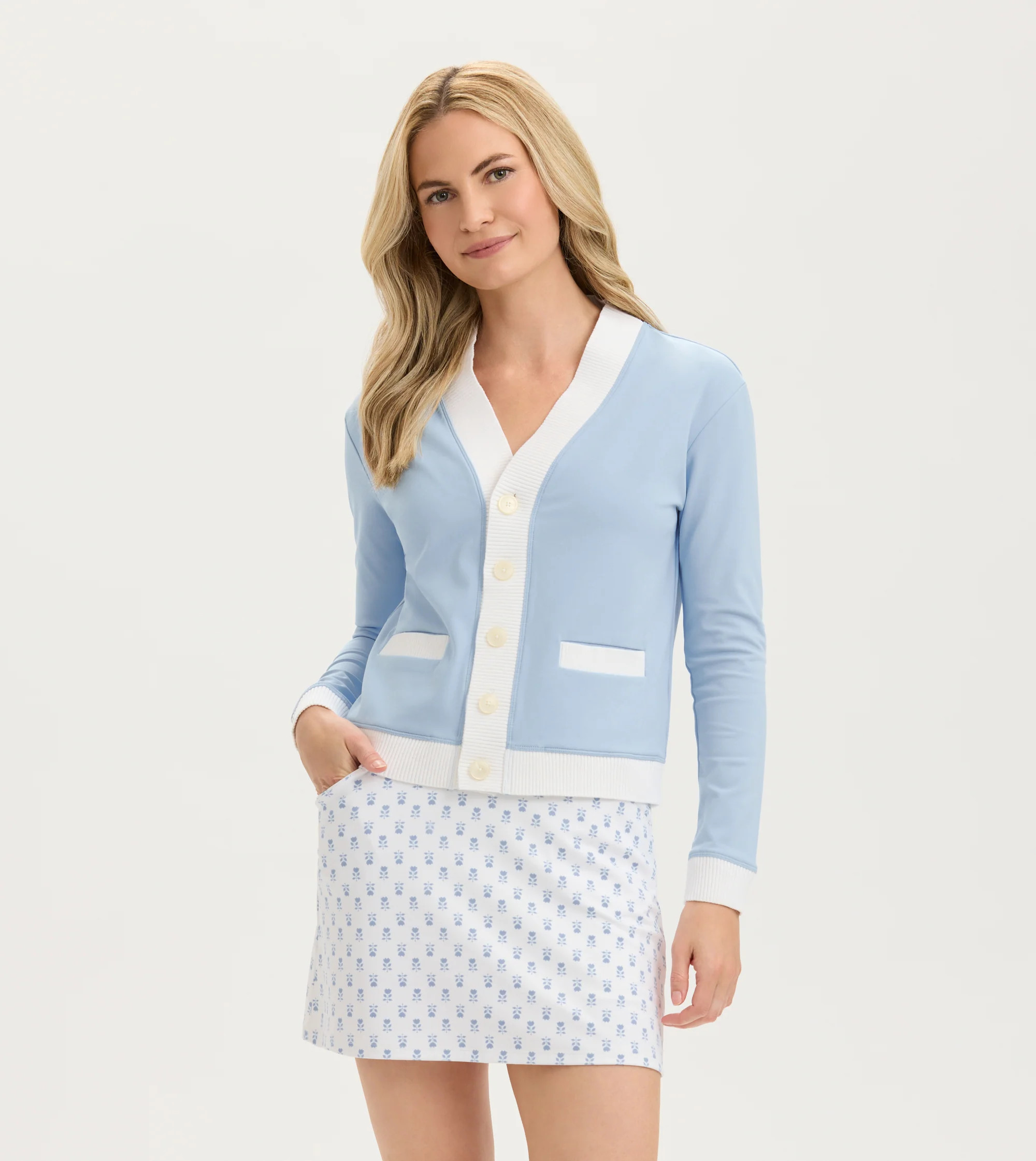 Renwick Button Front Golf Cardigan | Renwick