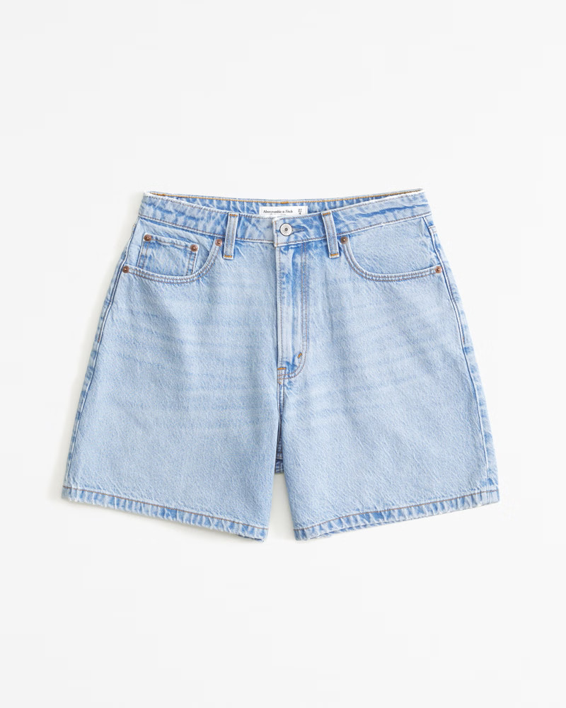 Curve Love High Rise Loose Short | Abercrombie & Fitch (US)