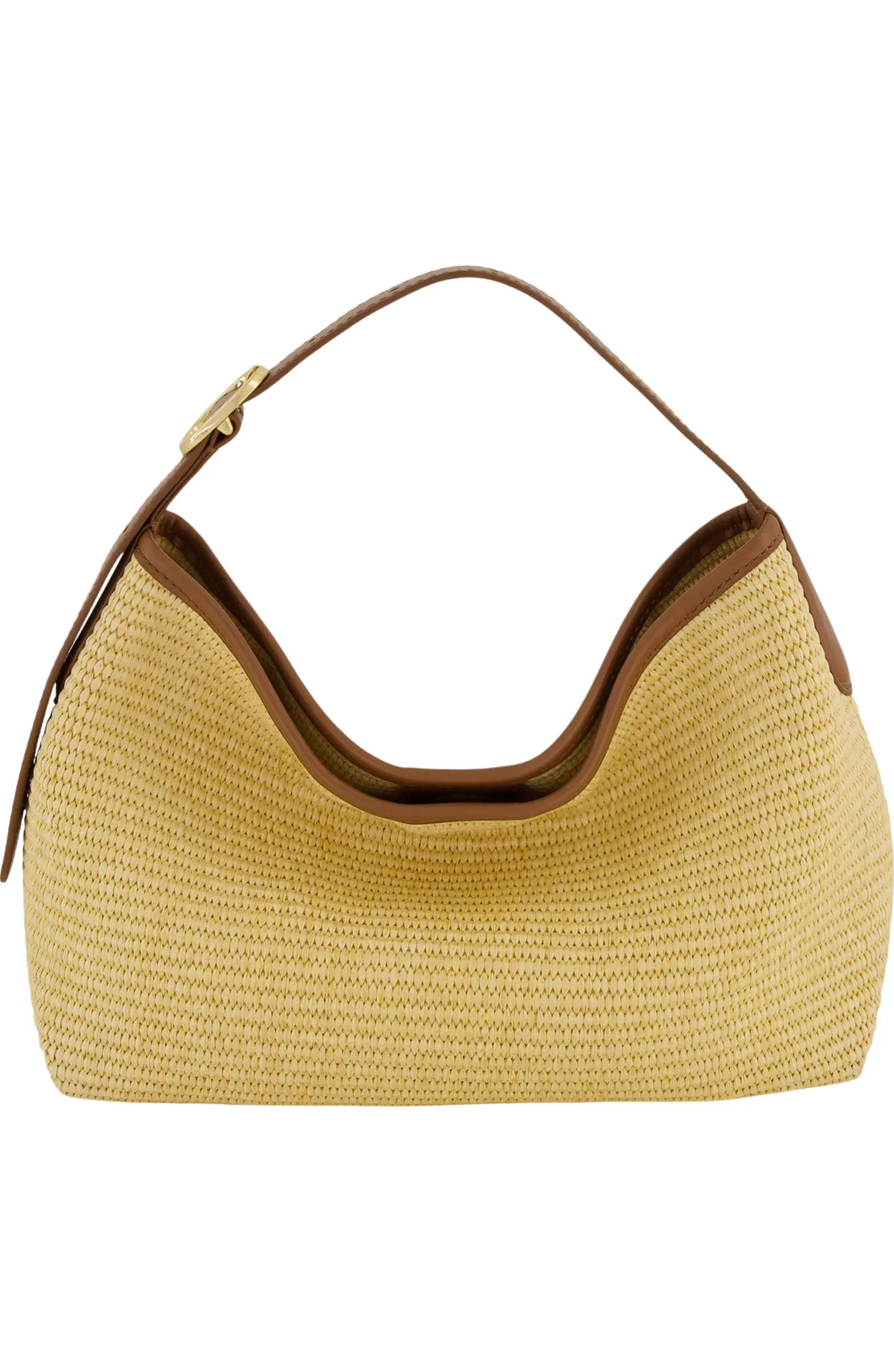 Small Vivian Raffia Hobo Bag | Nordstrom