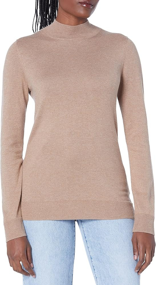 Amazon Essentials Women's Lightweight Mockneck Sweater (Available in Plus Size) | Amazon (US)